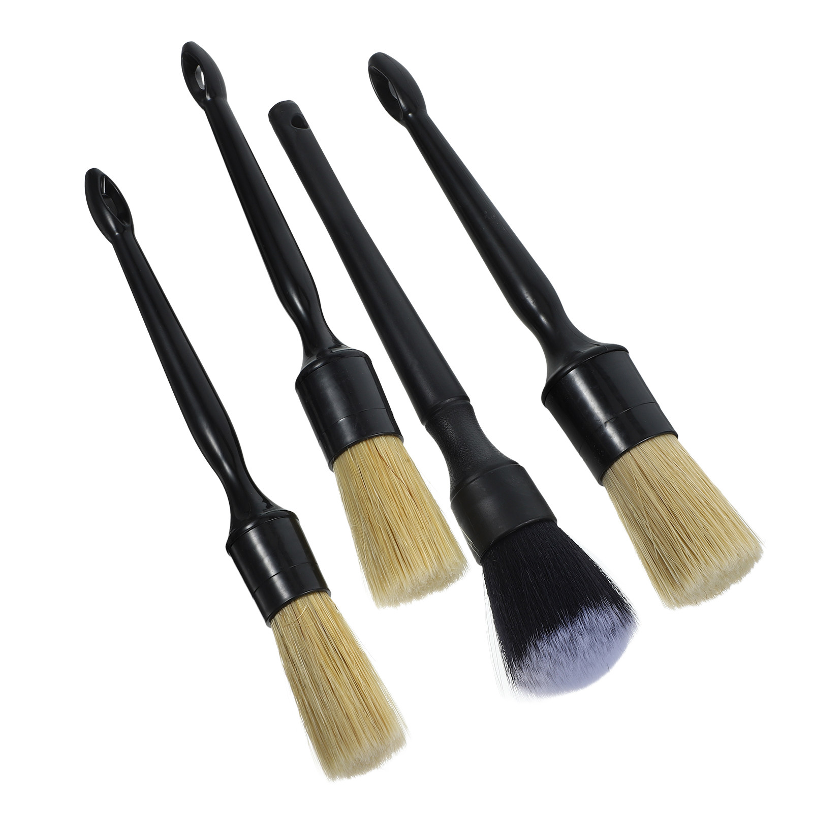 1 комплект кистей с щетиной из – обзор и цена Car Detailing Brush Set Boar Hair Interior