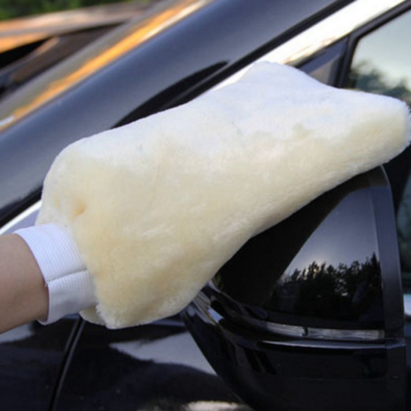Перчатки для мойки автомобиля, – обзор и цена Car Detailing Wash Mitt Microfiber Wool
