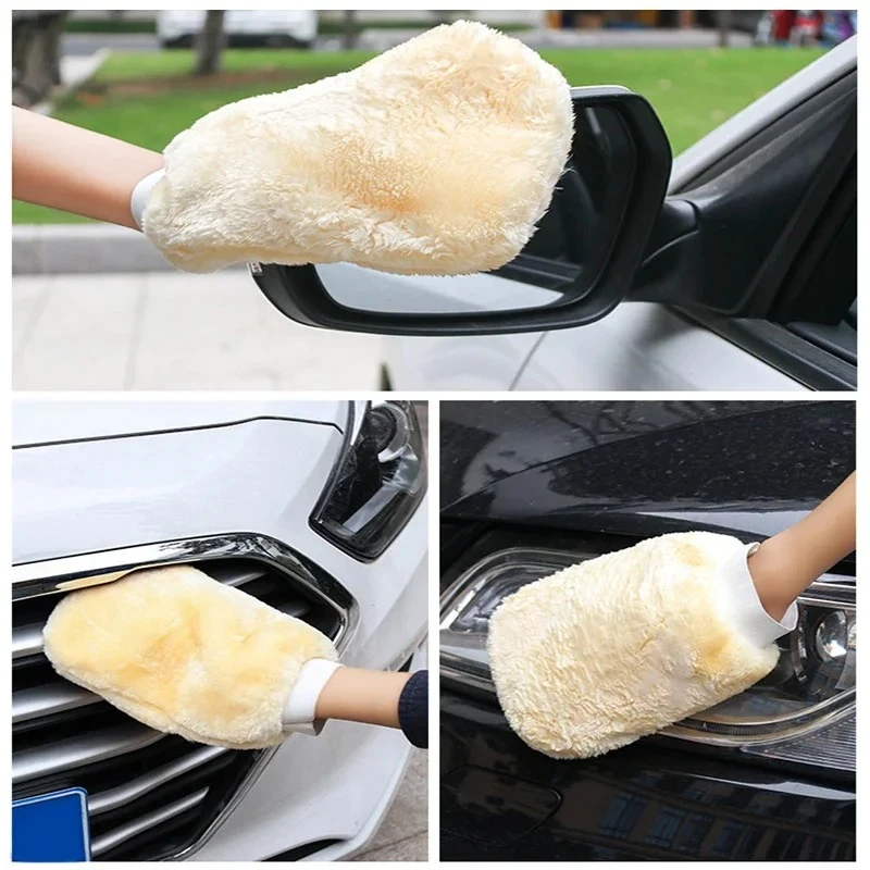 1-10 шт., перчатки для мытья а – обзор и цена Car Detailing Wash Mitt Microfiber Wool
