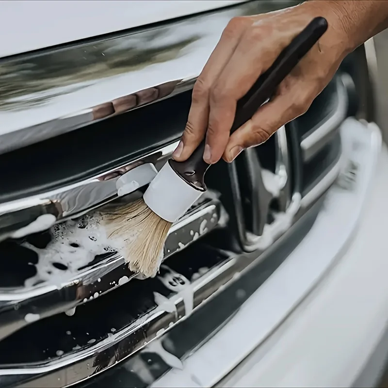 Набор из 3 щеток для чистки ав – обзор и цена Car Detailing Brush Set Boar Hair Interior