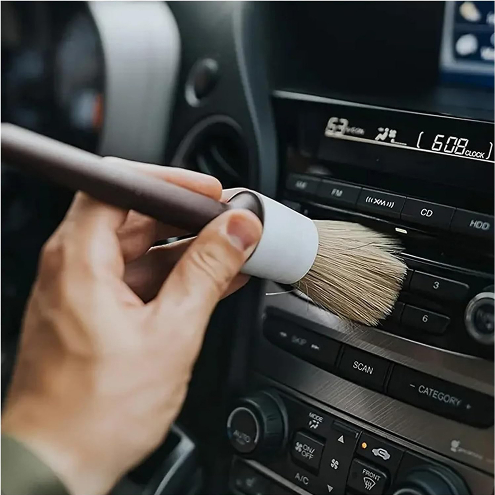 Набор из 3 щеток для чистки ав – обзор и цена Car Detailing Brush Set Boar Hair Interior