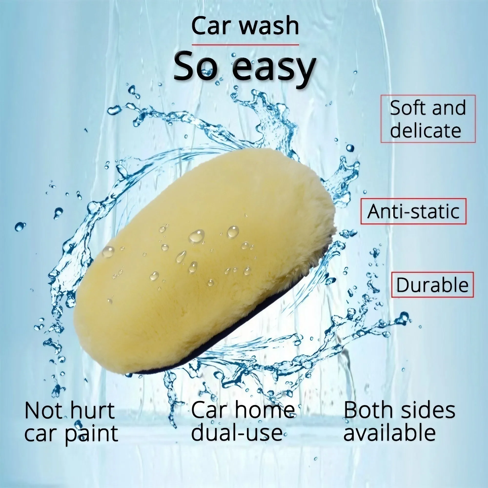 Премиальные перчатки из микроф – обзор и цена Car Detailing Wash Mitt Microfiber Wool